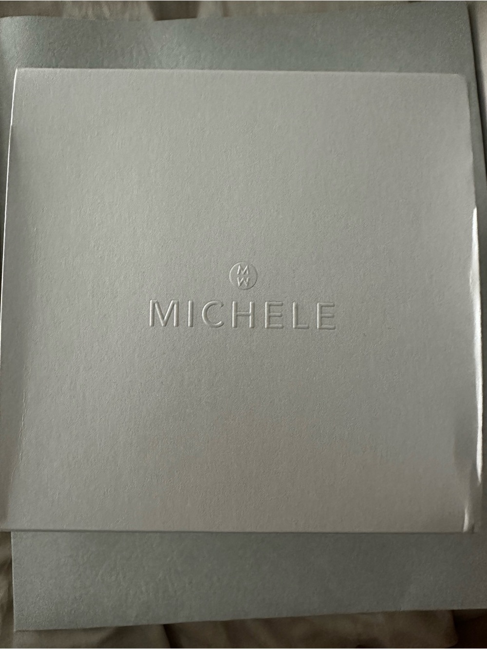 Michele Deco Sport Rose-Gold and Gray Wrapped Silicone Watch - Picture 3 of 5